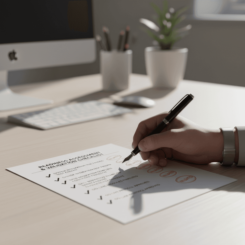 Supplier readiness validation and approval