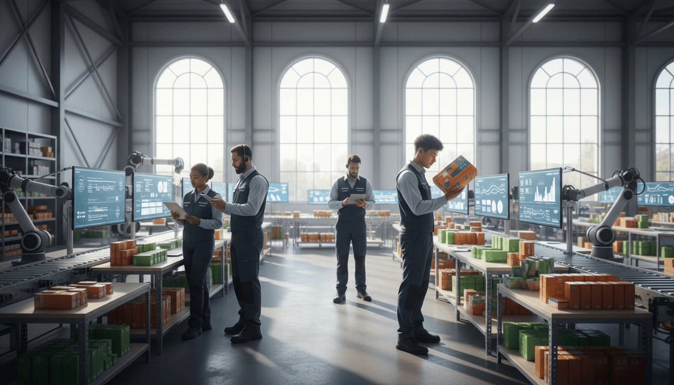 European suppliers and manufacturers collaborating on product standardization and marketplace preparation in a modern fulfillment environment