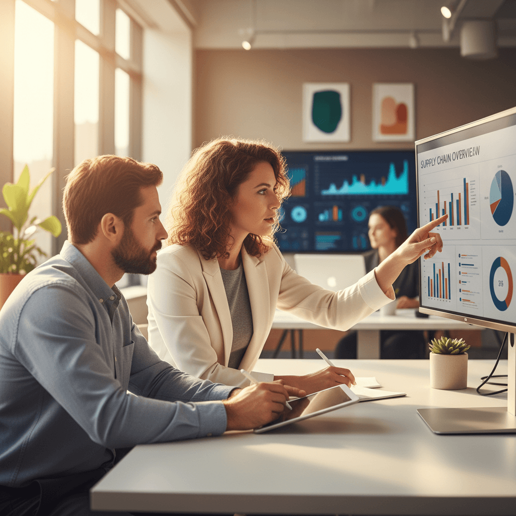 Marketplace operators reviewing supplier data and supply chain documentation