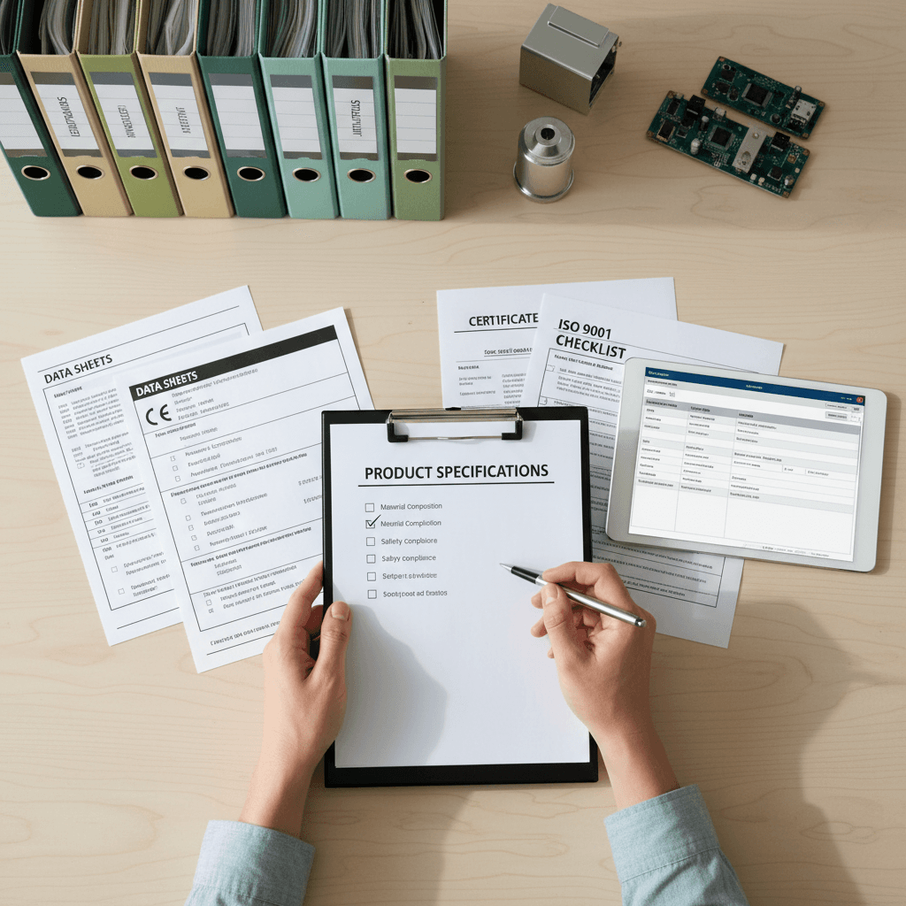 Product data preparation and documentation materials